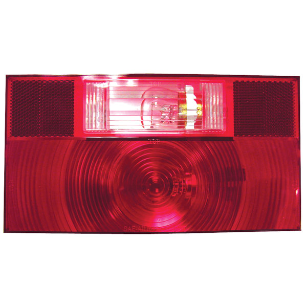 Peterson Manufacturing Peterson Manufacturing V25912-25 Stop, Turn, & Tail Light With Reflex - Replacement Lens For V25912 V25912-25